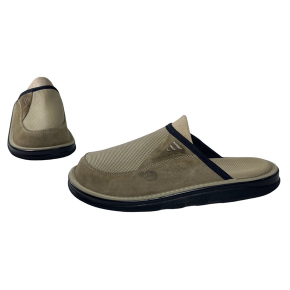 Adidas Size 12  Men’s Clogs Slides Sandals Suede Mesh Made In Italy - Picture 8 of 10
